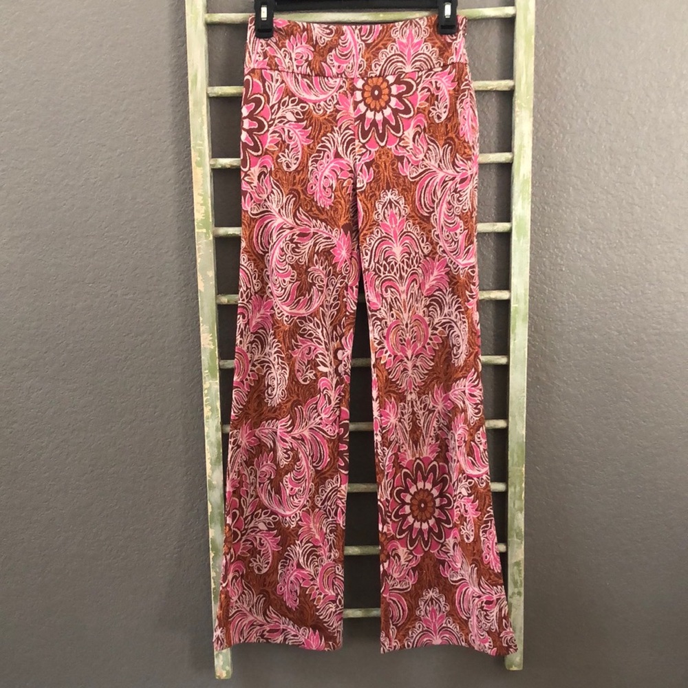 Knit wide leg pants
